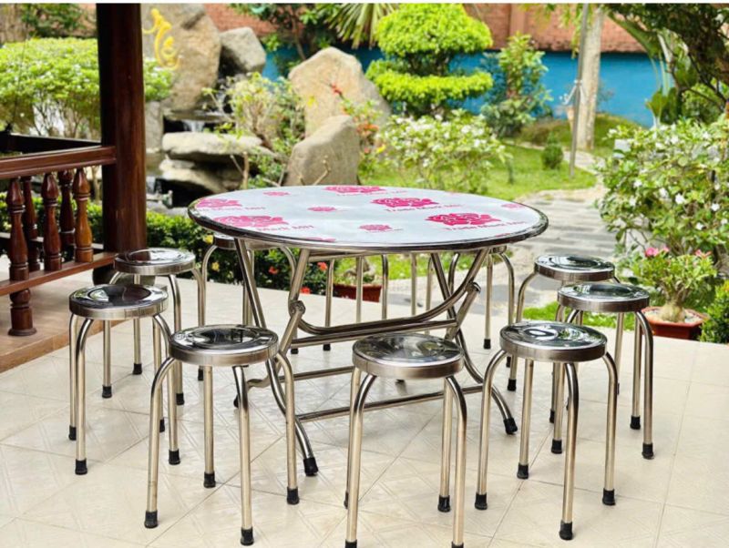 Bàn ghế inox - Sự lựa chọn hoàn hảo của gia đình Việt!